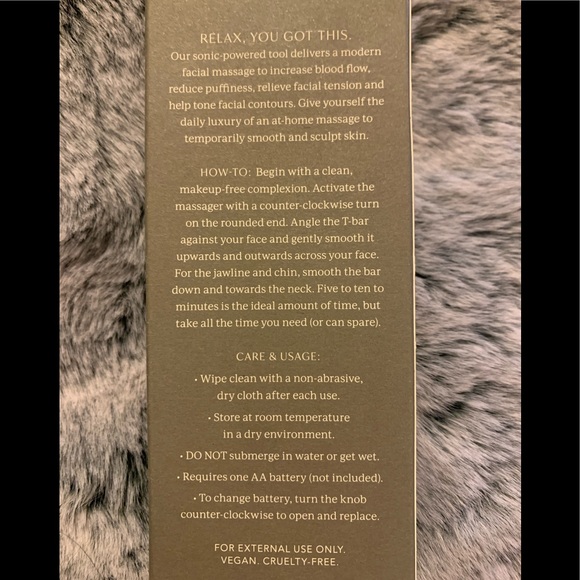 COMPLEX CULTURE- SONIC T-BAR FACIAL MASSAGER - Picture 14 of 14